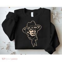 Trump Cowboy Western Donald Trump Sweatshirt thumb 2