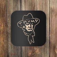 Trump Cowboy Western Donald Trump Coaster thumb 0