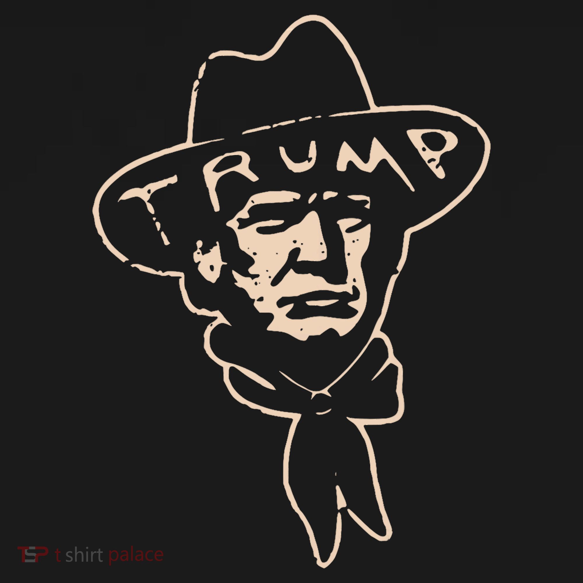 Trump Cowboy Western Donald Trump Mousepad