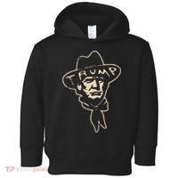Trump Cowboy Western Donald Trump Toddler Hoodie thumb 0
