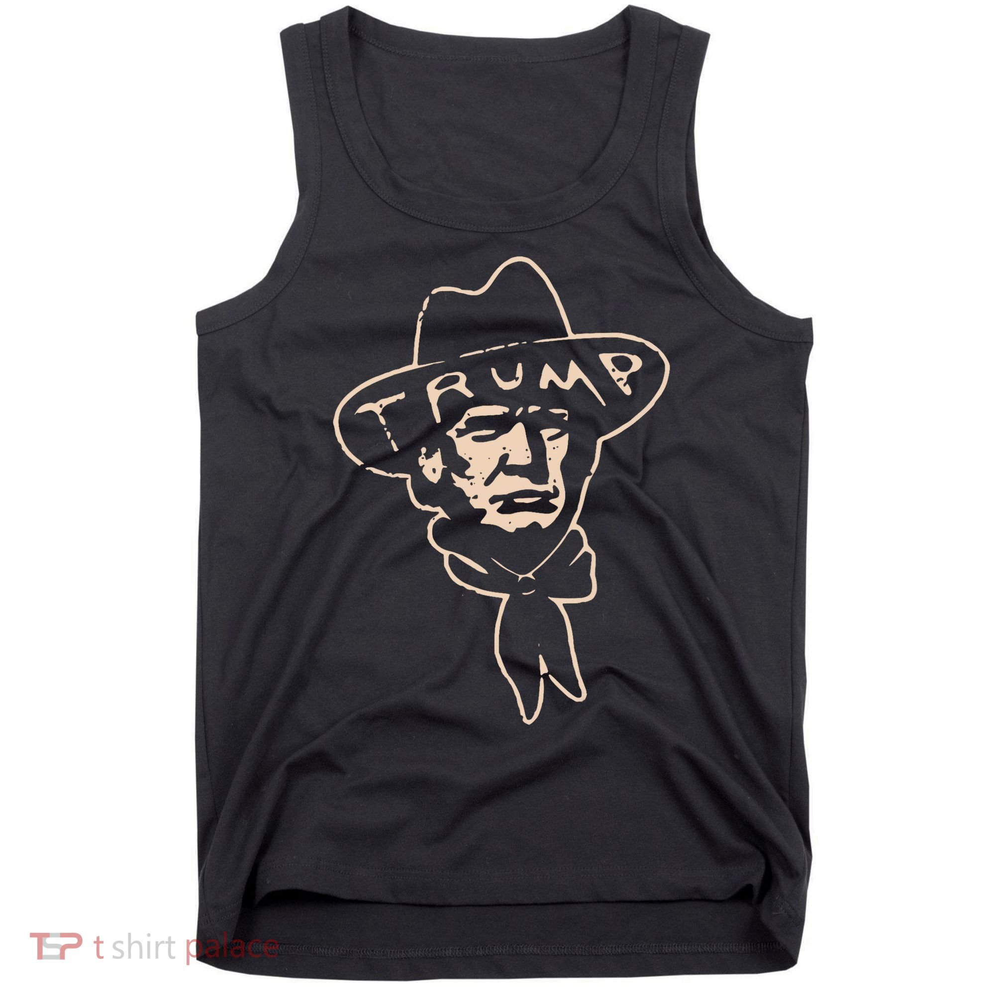 Trump Cowboy Western Donald Trump Tank Top