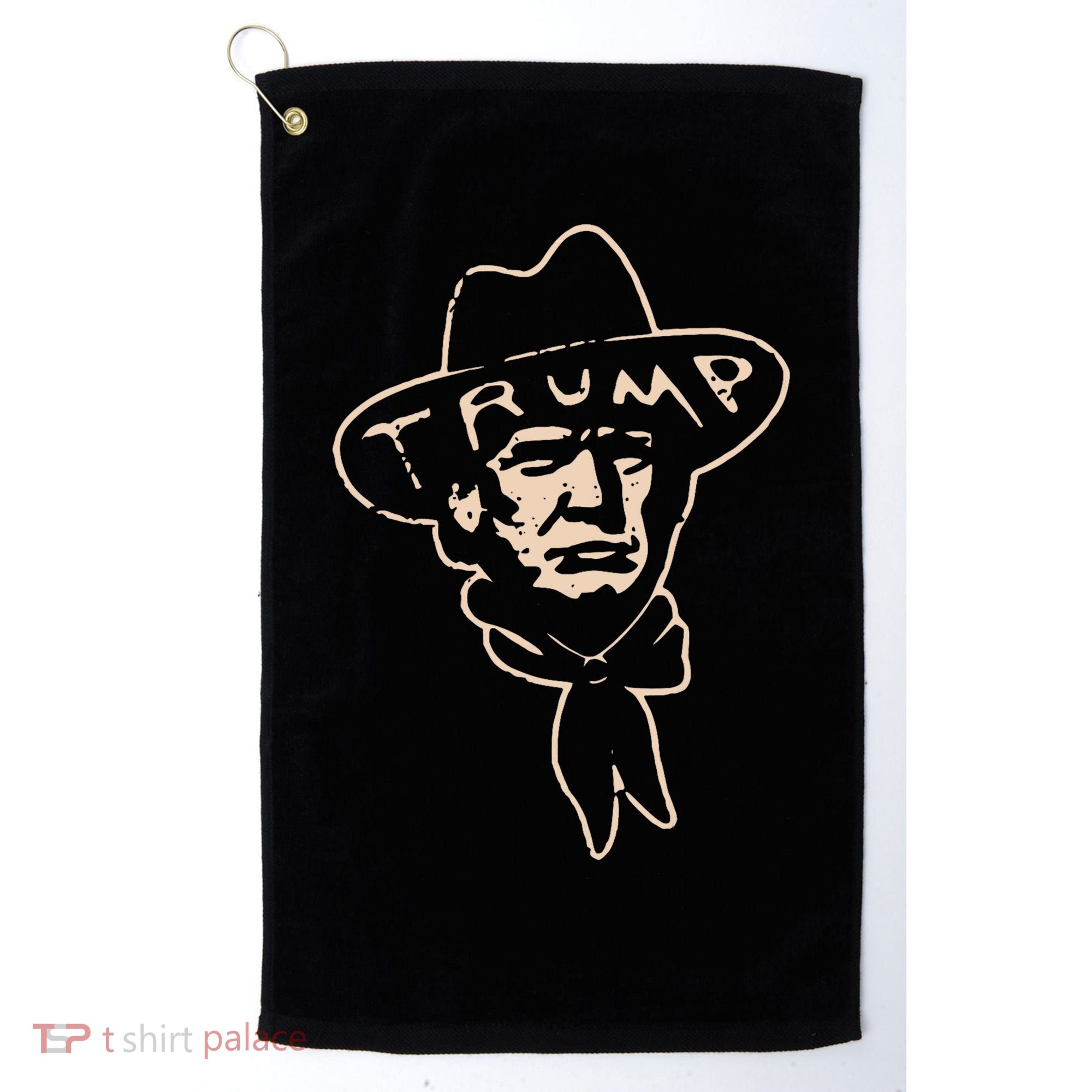 Trump Cowboy Western Donald Trump Golf Towel
