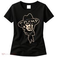 Trump Cowboy Western Donald Trump Women's T-Shirt thumb 0