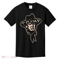 Trump Cowboy Western Donald Trump Kids T-Shirt thumb 0