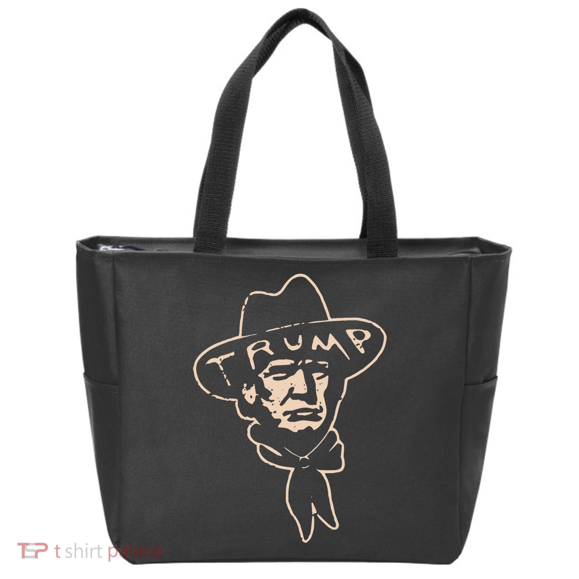 Trump Cowboy Western Donald Trump Tote Bag