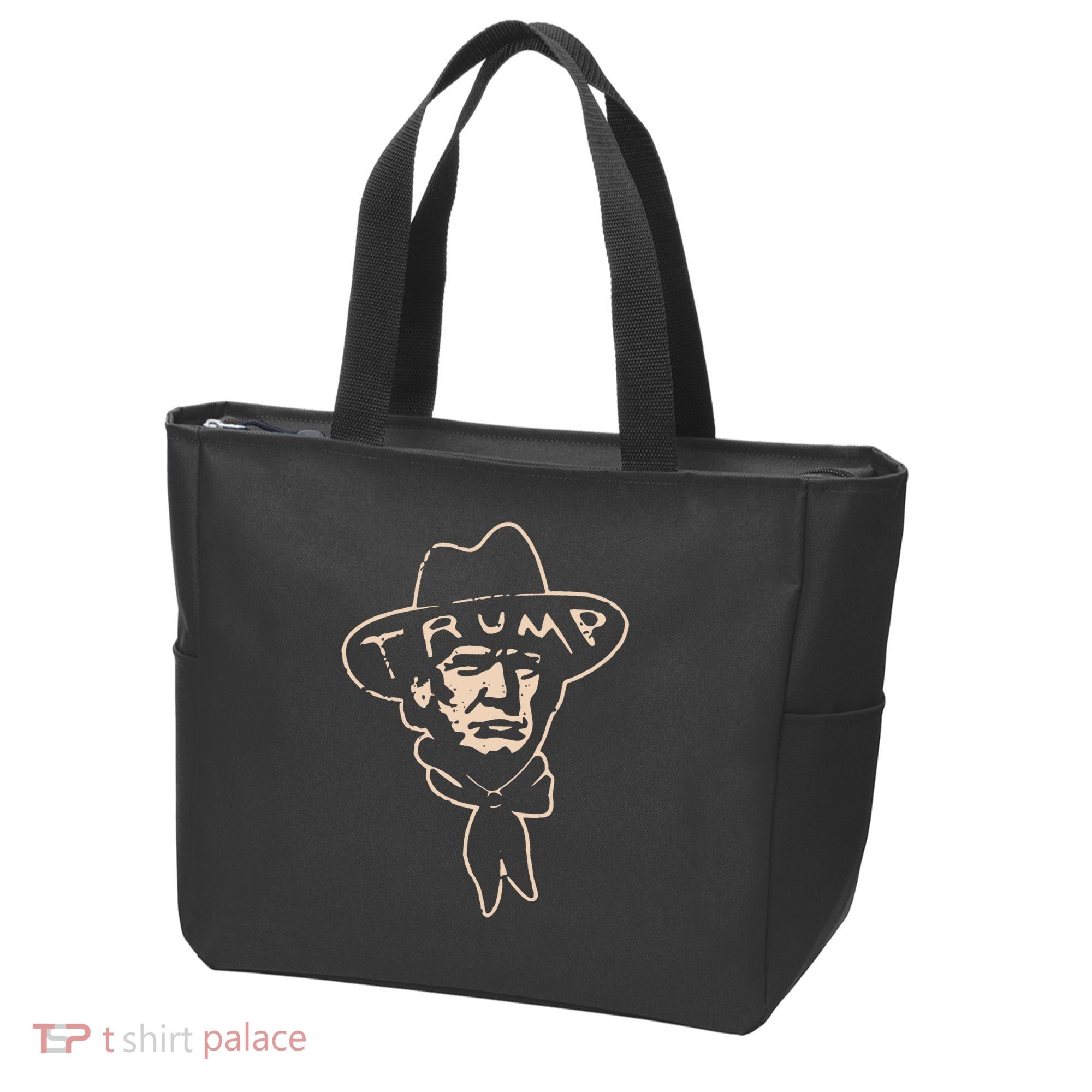Trump Cowboy Western Donald Trump Tote Bag