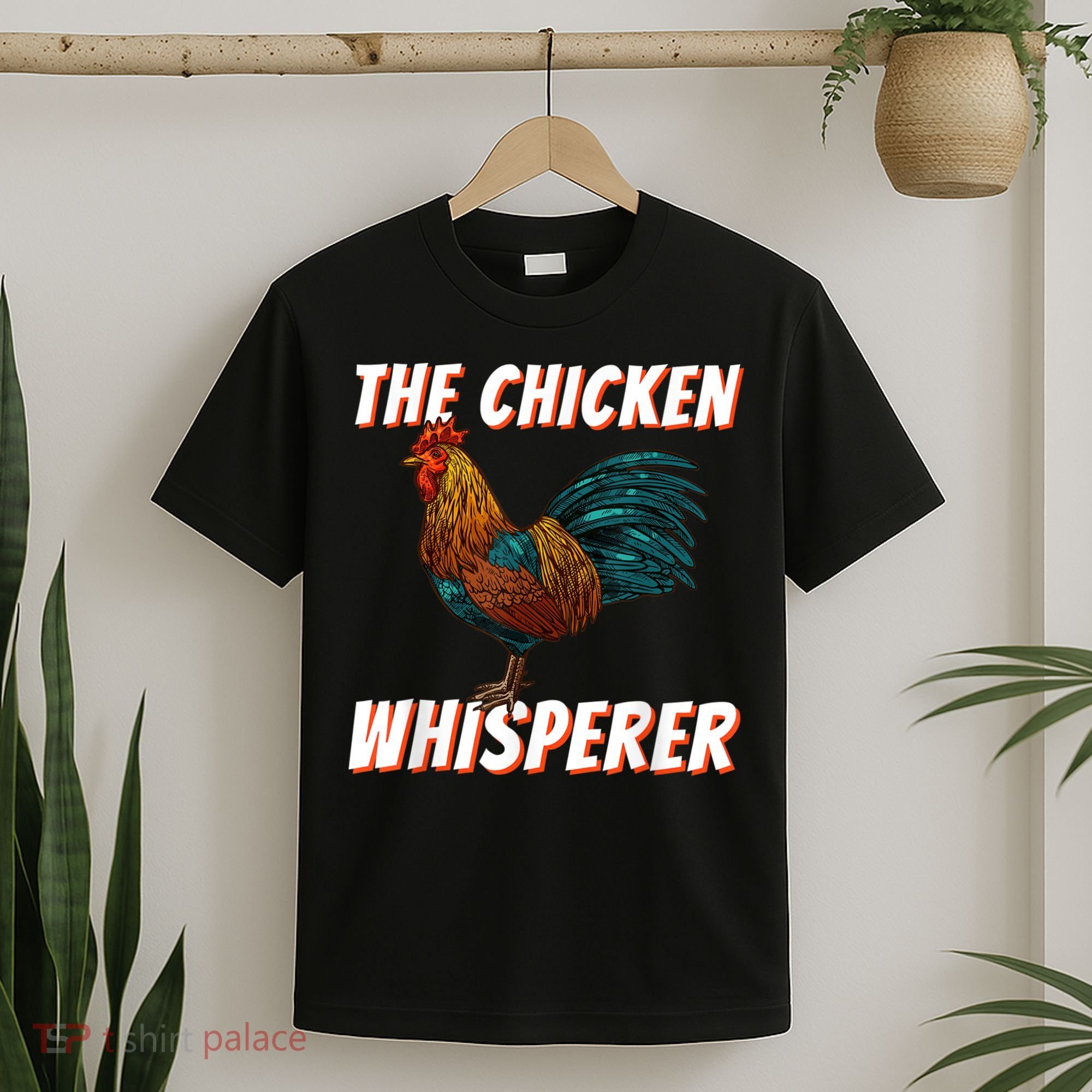 The Chicken Whisperer Funny Chicken Lover Chicken Farming T-Shirt