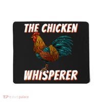 The Chicken Whisperer Funny Chicken Lover Chicken Farming Mousepad thumb 0