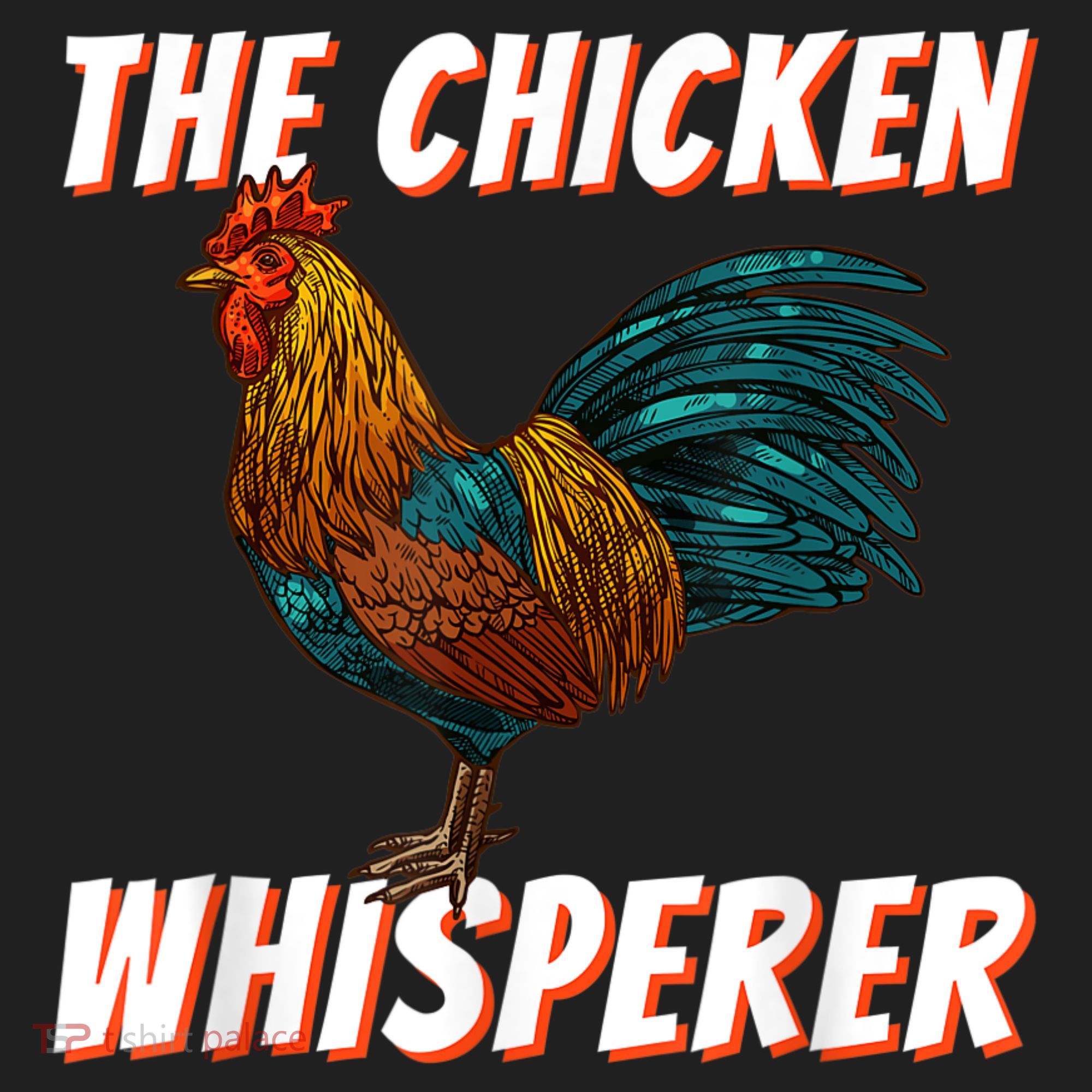 The Chicken Whisperer Funny Chicken Lover Chicken Farming Golf Towel