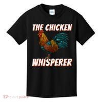 The Chicken Whisperer Funny Chicken Lover Chicken Farming Kids T-Shirt thumb 0