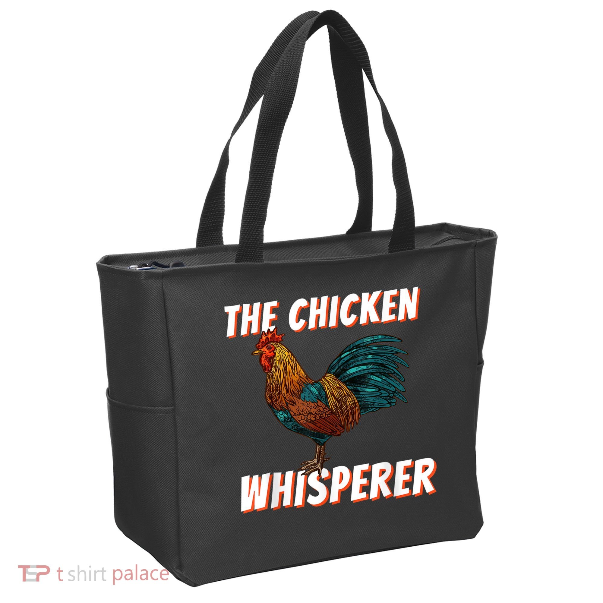 The Chicken Whisperer Funny Chicken Lover Chicken Farming Tote Bag