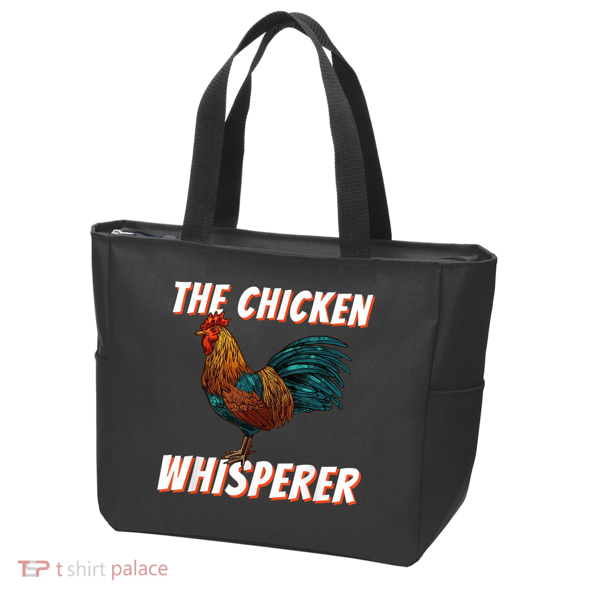 The Chicken Whisperer Funny Chicken Lover Chicken Farming Tote Bag