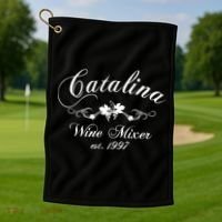 The Catalina Wine Mixer Golf Towel thumb 1