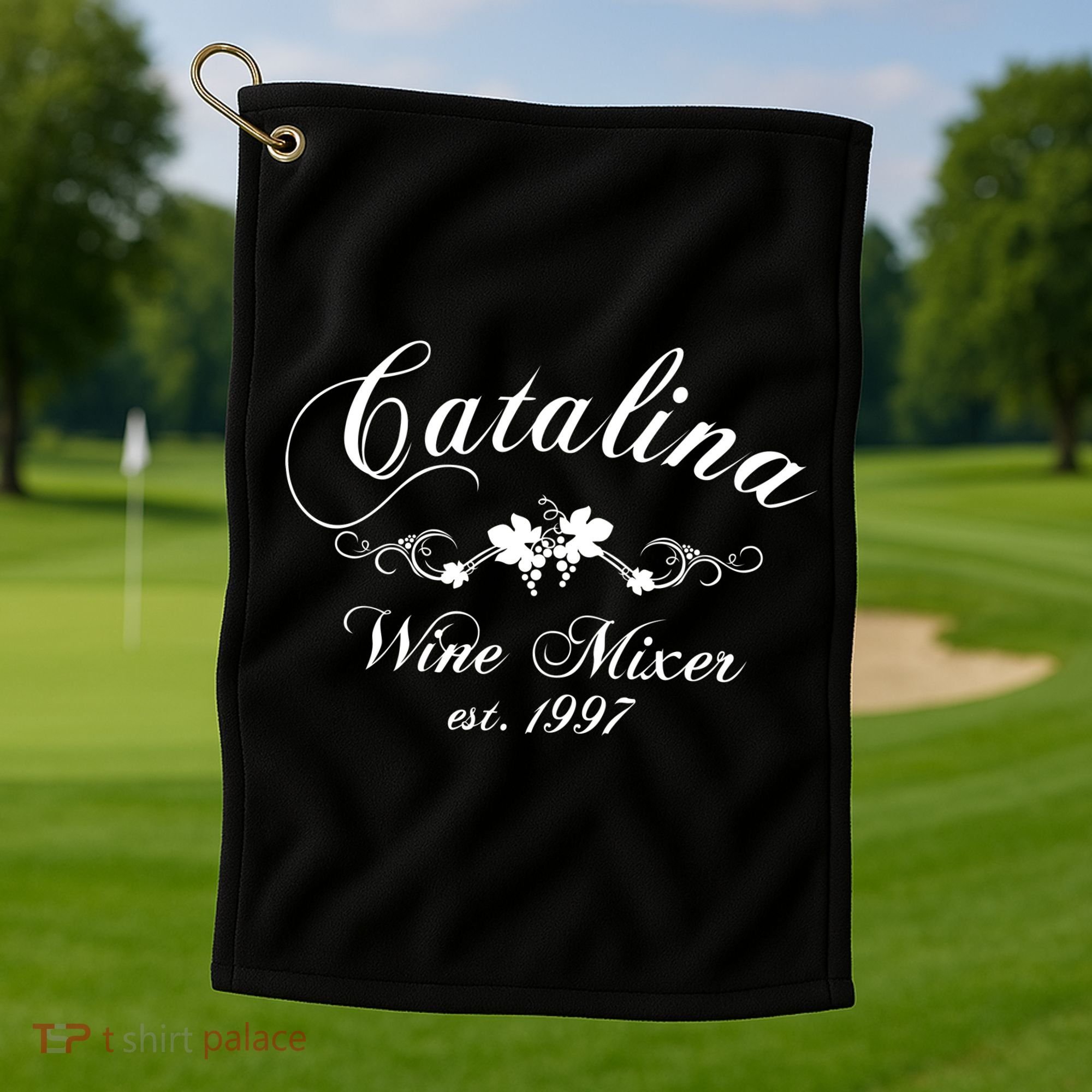 The Catalina Wine Mixer Golf Towel