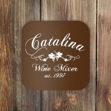 The Catalina Wine Mixer Coaster