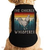 The Chicken Whisperer Funny Chicken Lover Farming Doggie Tank thumb 0