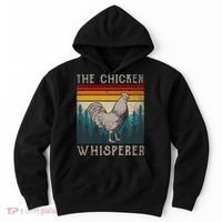 The Chicken Whisperer Funny Chicken Lover Farming Hoodie thumb 0