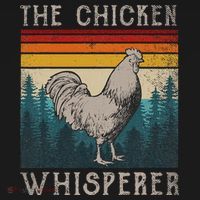 The Chicken Whisperer Funny Chicken Lover Farming Long Sleeve Shirt thumb 2