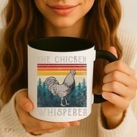 The Chicken Whisperer Funny Chicken Lover Farming Coffee Mug thumb 3