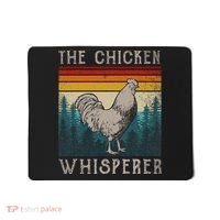 The Chicken Whisperer Funny Chicken Lover Farming Mousepad thumb 0