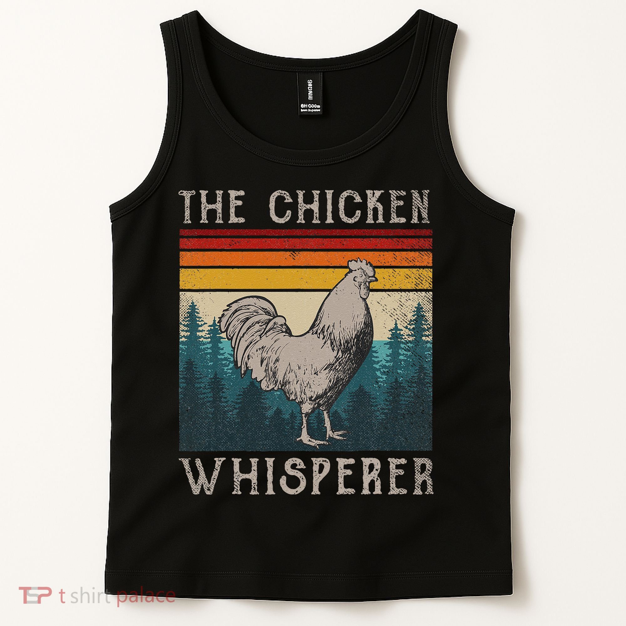 The Chicken Whisperer Funny Chicken Lover Farming Tank Top