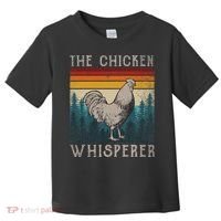 The Chicken Whisperer Funny Chicken Lover Farming Toddler T-Shirt thumb 0