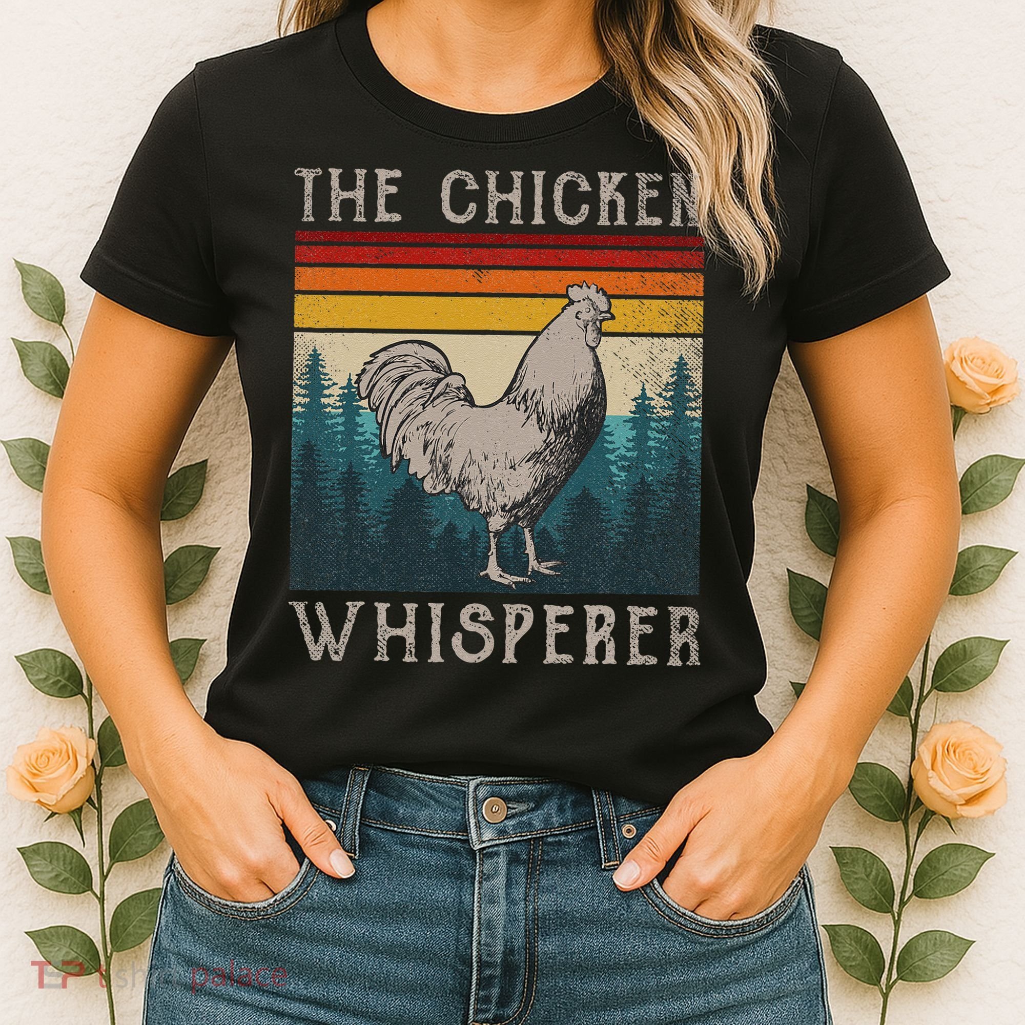 The Chicken Whisperer Funny Chicken Lover Farming Women's T-Shirt