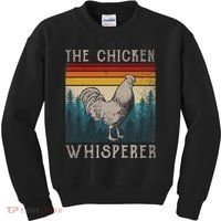The Chicken Whisperer Funny Chicken Lover Farming Kids Sweatshirt thumb 0