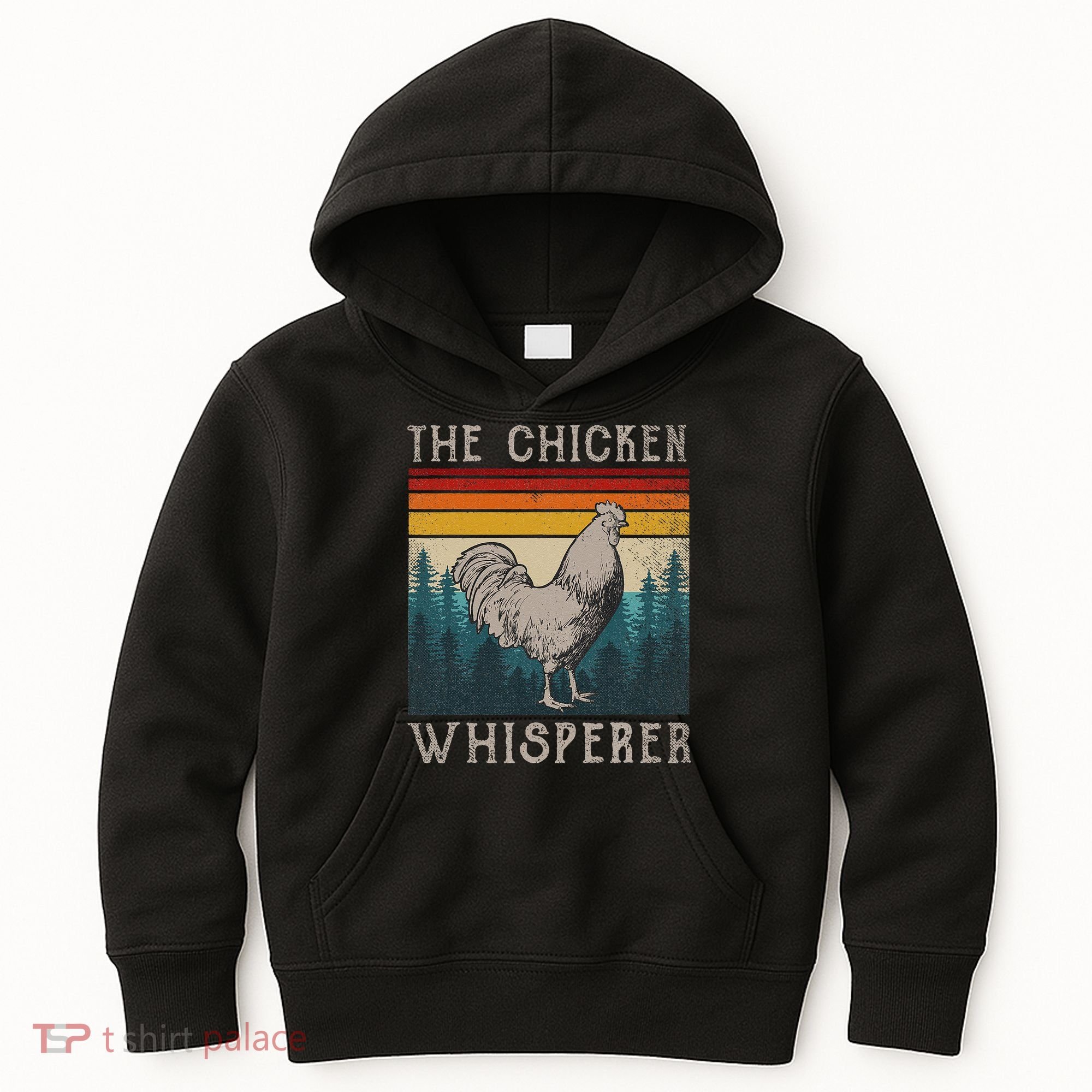 The Chicken Whisperer Funny Chicken Lover Farming Kids Hoodie