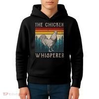 The Chicken Whisperer Funny Chicken Lover Farming Kids Hoodie thumb 4