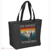 The Chicken Whisperer Funny Chicken Lover Farming Tote Bag thumb 2