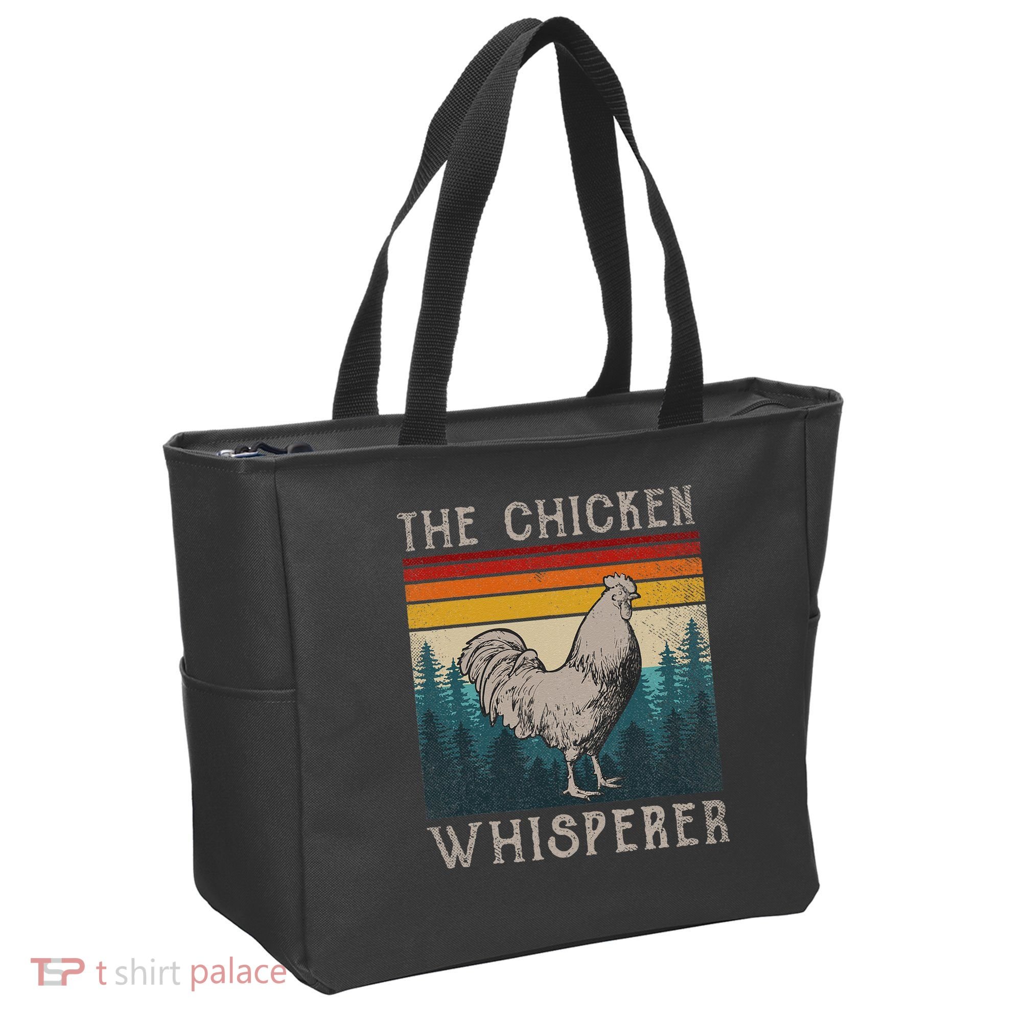 The Chicken Whisperer Funny Chicken Lover Farming Tote Bag