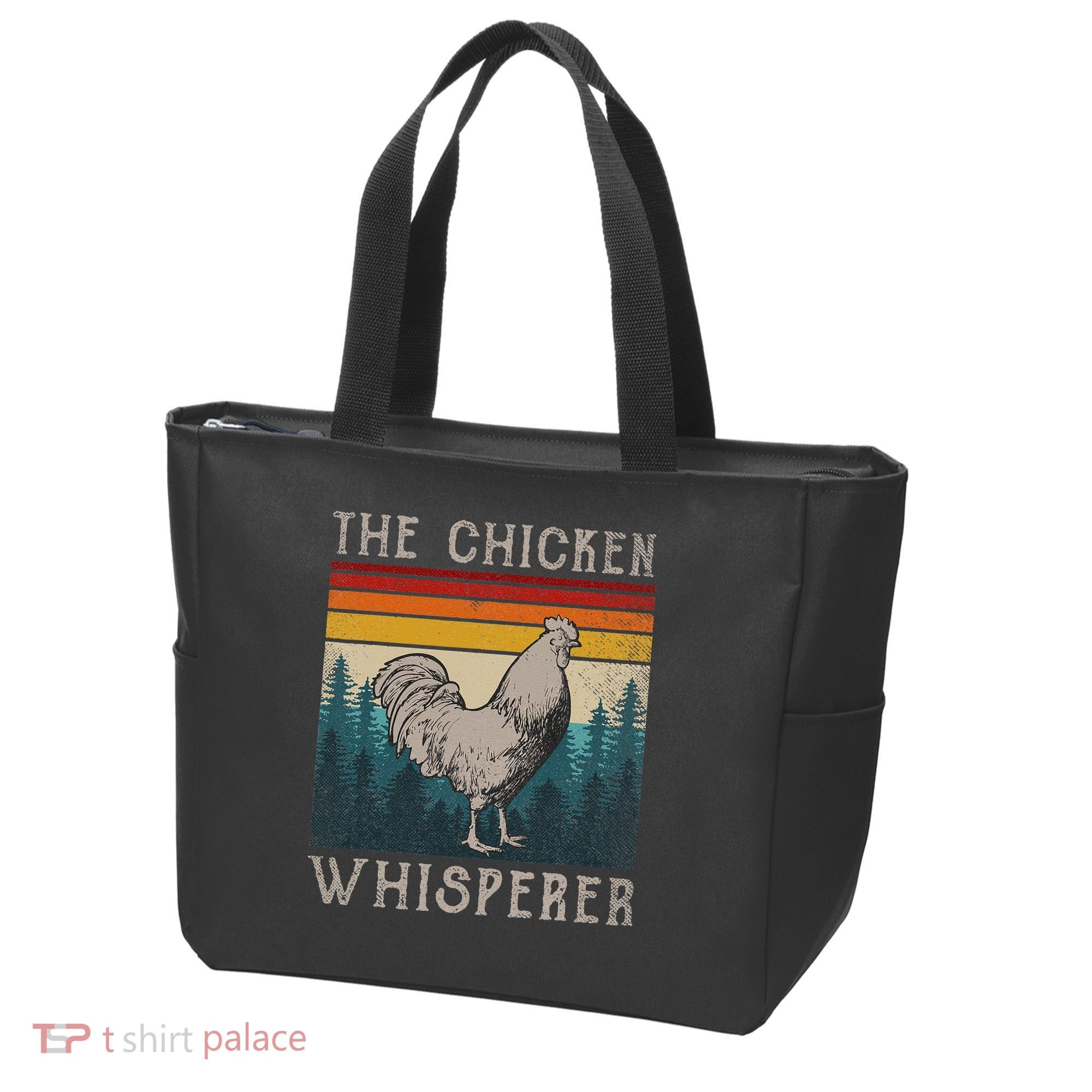 The Chicken Whisperer Funny Chicken Lover Farming Tote Bag