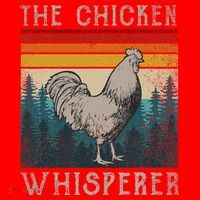 The Chicken Whisperer Funny Chicken Lover Farming Santa Hat thumb 1