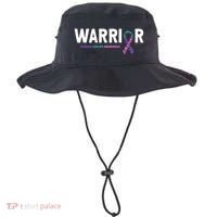 Thyroid Cancer Warrior Thyroid Cancer Awareness Gift Bucket Hat thumb 0
