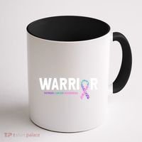 Thyroid Cancer Warrior Thyroid Cancer Awareness Gift Coffee Mug thumb 1