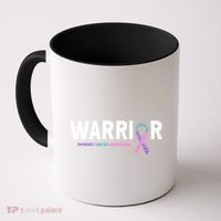 Thyroid Cancer Warrior Thyroid Cancer Awareness Gift Coffee Mug thumb 0