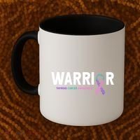 Thyroid Cancer Warrior Thyroid Cancer Awareness Gift Coffee Mug thumb 2