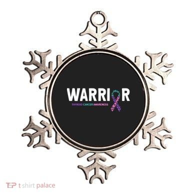 Thyroid Cancer Warrior Thyroid Cancer Awareness Gift Ornament