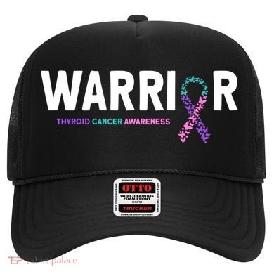 Thyroid Cancer Warrior Thyroid Cancer Awareness Gift Hat