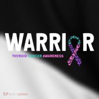 Thyroid Cancer Warrior Thyroid Cancer Awareness Gift Toddler Fine Jersey T-Shirt thumb 2