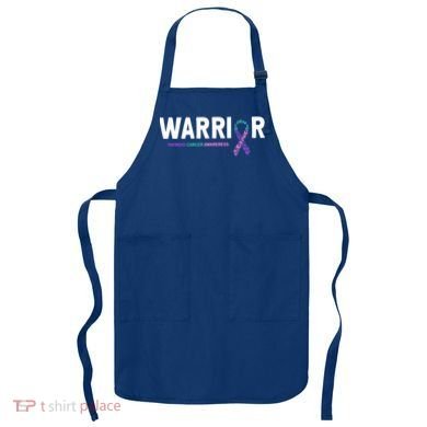 Thyroid Cancer Warrior Thyroid Cancer Awareness Gift Apron
