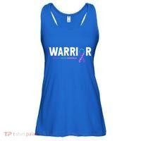 Thyroid Cancer Warrior Thyroid Cancer Awareness Gift Ladies Essential Flowy Tank thumb 0