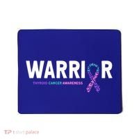 Thyroid Cancer Warrior Thyroid Cancer Awareness Gift Mousepad thumb 0