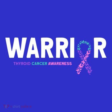 Thyroid Cancer Warrior Thyroid Cancer Awareness Gift Premium T-Shirt