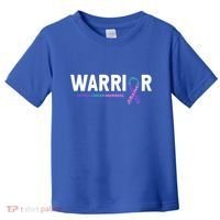 Thyroid Cancer Warrior Thyroid Cancer Awareness Gift Toddler T-Shirt thumb 0