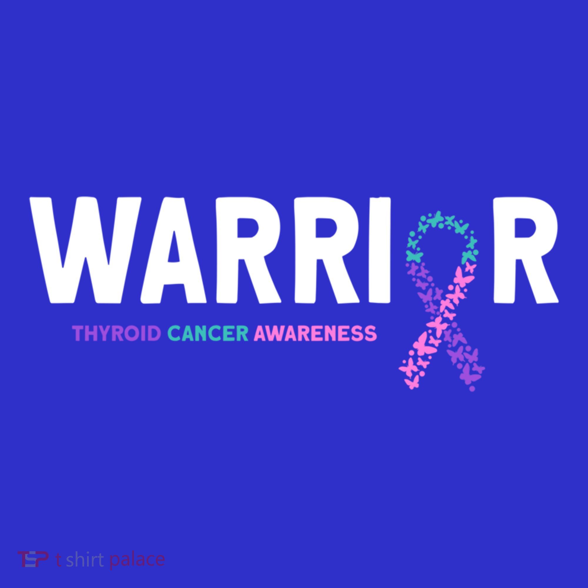 Thyroid Cancer Warrior Thyroid Cancer Awareness Gift Women's Long Sleeve Shirt