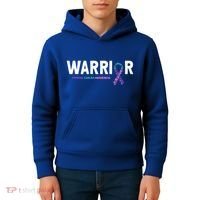Thyroid Cancer Warrior Thyroid Cancer Awareness Gift Kids Hoodie thumb 4