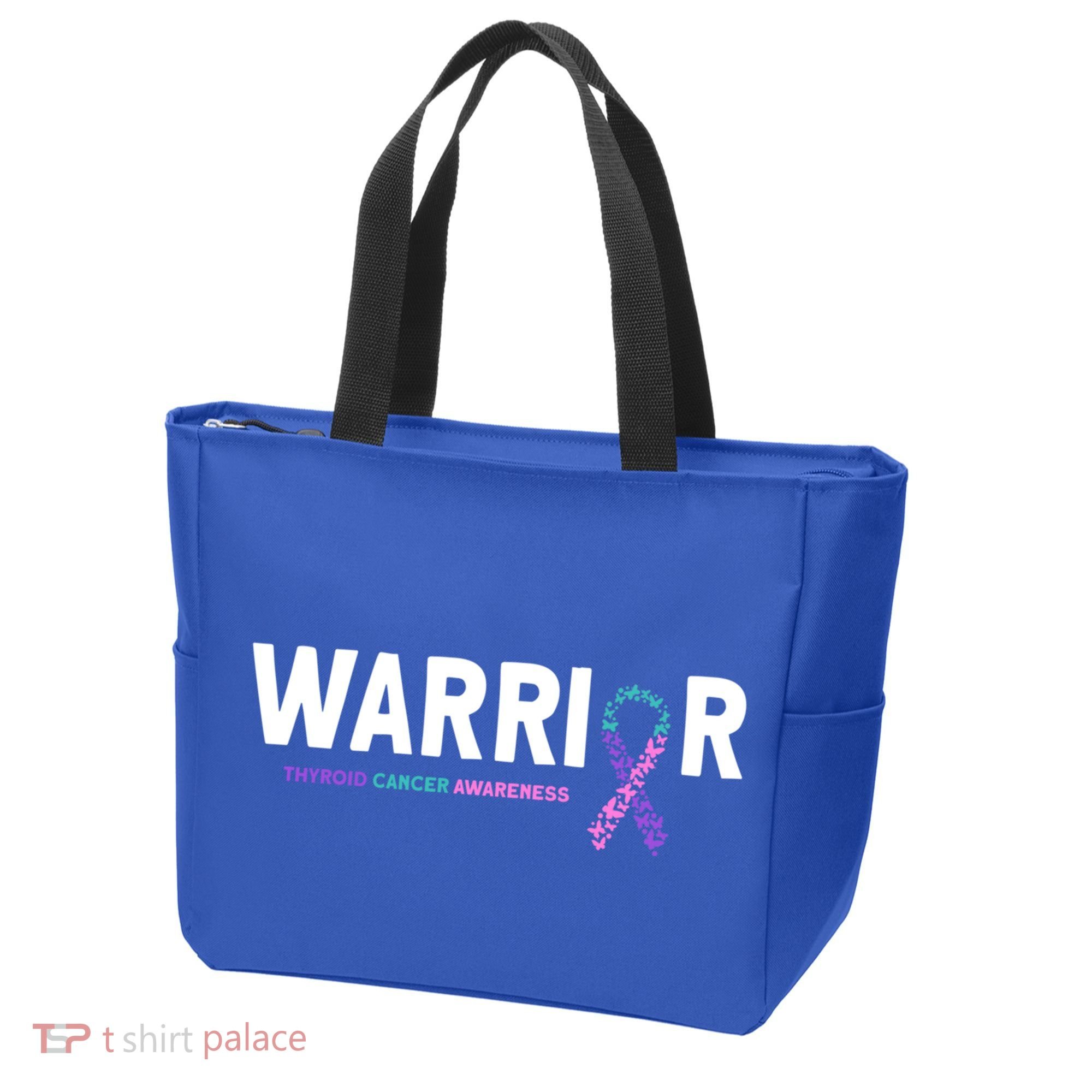 Thyroid Cancer Warrior Thyroid Cancer Awareness Gift Tote Bag
