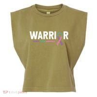 Thyroid Cancer Warrior Thyroid Cancer Awareness Gift Garment-Dyed Women's Muscle Tee thumb 0
